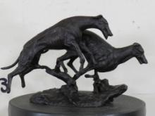 Bronze Recast of "Racing Hounds" by Artist Neil Campbell BRONZE ART