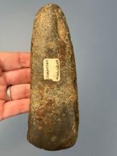 5 7/8" Celt w/Highly Polished Bit, Found in Middlebury, CT, Found in Connecticut