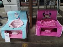 SET OF 2 SIT AND PLAY BABY SEATS
