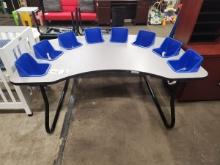 DAYCARE 8 SEAT BABY FEEDING TABLE