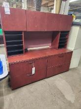 CREDENZA WITH RISER 72" X 24" X 66.5"