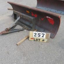 Western 8' Snow Plow for Skid Steer