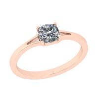 CERTIFIED 1 CTW D/VS1 ROUND (LAB GROWN Certified DIAMOND SOLITAIRE RING ) IN 14K YELLOW GOLD
