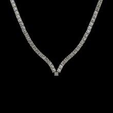 4.66 CtwVS/SI1 Diamond 3 Prong Set 14K Yellow Gold Necklace (ALL DIAMOND ARE LAB GROWN )