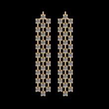 3.91 CtwVS/SI1 Diamond 14K Yellow Gold Earrings (ALL DIAMOND ARE LAB GROWN)