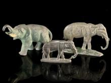 Cast Elephant Figurines