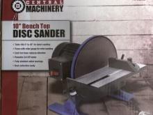 10" Bench Top Disc Sander (Central Machinery)