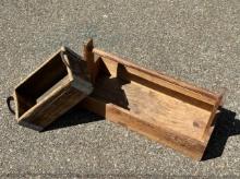 Large Wooden Tool Caddy & Carrying Box