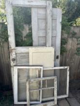 White Farmhouse Doors and Windows