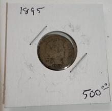 1895 BARBER DIME COIN