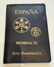 1982 SPAIN CHARLES 1 COLLECTION COINS