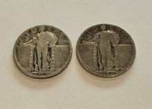 1928 - 1929 Standing Liberty Quarter Coins