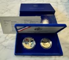 1986 UNITED STATES LIBERTY SILVER DOLLAR COINS IN BOX