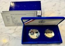 1986 UNITED STATES LIBERTY SILVER DOLLAR COINS IN BOX