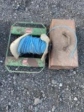 Roll of Wire, Dolly and Toolbox