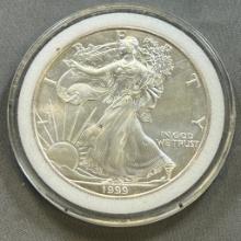 1999 US Silver Eagle .999 silver