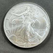 2007 US Silver Eagle .999 silver