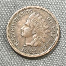 1883 Indianhead cent, FULL LIBERTY