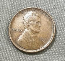 1911-S Lincoln Wheat Cent