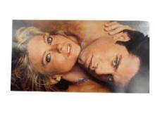 John Travolta and Olivia Newton movie Greece signed poster