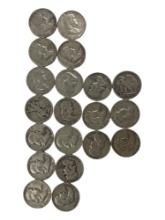 Silver Half Dollar Pre-1964 Coin Collection Lot