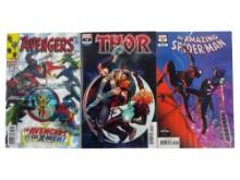 Spider-Man Thor and Avengers Marvel Variant Comic Books
