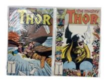 Thor #355 & #373 Marvel Comic Books