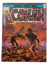 Marvel Comics Index Conan And The Barbarians #2 Signed By George Olshevski