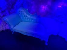 "CLEOPATRA" ROYAL CHAISE LOUNGE - BABY BLUE COLOR