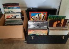 Records with Rolling Case