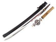 Exceptional Early Koto Shobu Zukuri Katana Sword With Double Horimono