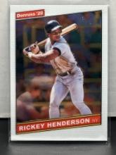 Rickey Henderson 2020 Panini Donruss 1986 Retro Insert #R86-4
