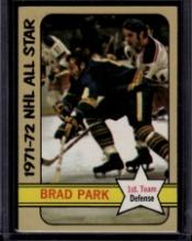 Brad Park 1972-73 Topps 71-72 All Star #123