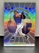 Jose Canseco 2018 Bowman's Best Best Performers Refractor Insert #98BP-JC