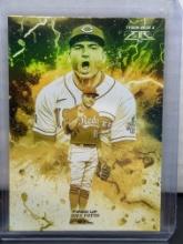 Joey Votto 2022 Topps Fire Fired Up Gold Minted Insert Parallel #FIU-5