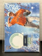 Hunter Brown 2022 Topps Holiday Player Worn Memorabilia Patch Rookie RC #WRC-HB