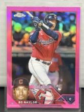 Bo Naylor 2023 Topps Chrome Pink Refractor Rookie RC #54