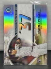 Oswald Peraza 2023 Bowman Chrome Scouts Top 100 Refractor Insert #BTP-37