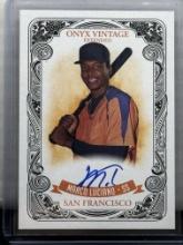 Marco Luciano 2021 Onyx Vinatage Blue (/400) Ink Auto #EAML