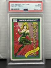 Enchantress Super-Villains 1990 Marvel Universe PSA 8 NM-MT #62
