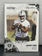 Jacoby Ford 2010 Panini Score Rookie Signatures RC Auto #346