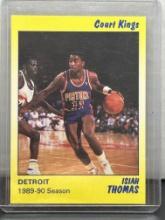 Isiah Thomas 1990 Star Court Kings (/2000) 1989-90 Season #85