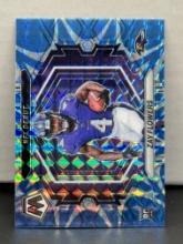 Zay Flowers 2023 Panini Mosaic NFL Debut Blue Mosaic Prizm Rookie RC #ND-18