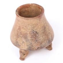 Costa Rican or Nicaragua Incised Pottery Urn