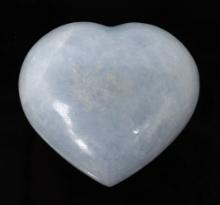 Beautiful Aquamarine Polished Heart