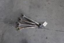 Set of 4 Combination Wrenches - 1 3/8", 1 7/16", 1 1/2", 1 5/8"
