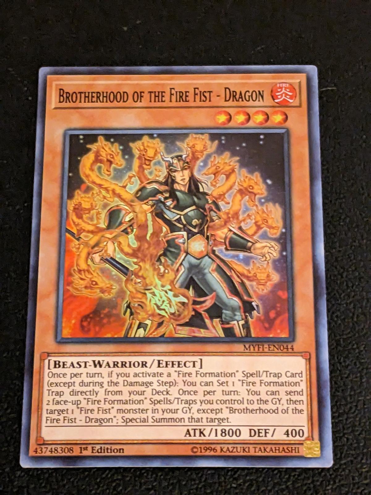 Brotherhood of the Fire Fist - Dragon - MYFI-EN044 Super Rare | Yu-Gi-Oh