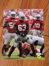 Michael Bennett Autographed 8X10 photo with coa/ In Person Witnessed