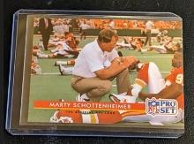 1992 Pro Set Marty Schottenheimer Kansas City Chiefs #207