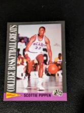 Scottie Pippen 1992 ' Kellogg's College Basketball Greats ' #17 of 18